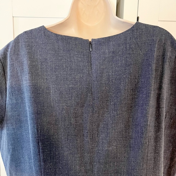 NWT ModCloth DownEast Grand Marquis Dress Heather Blue Fit & Flare Dress - Picture 5 of 11